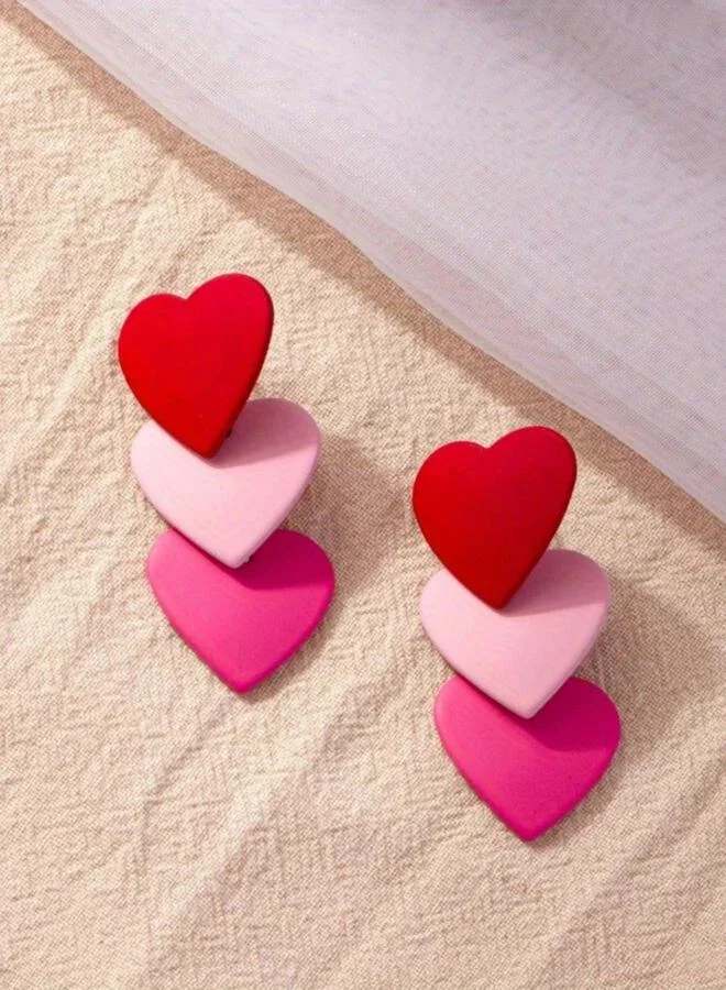 تايك تو أقراطة على شكل قلب